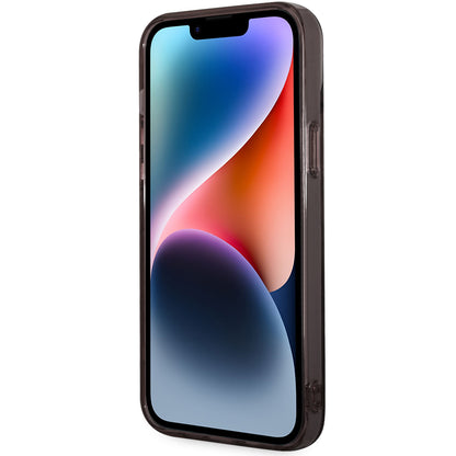 Etui na Apple iPhone 14 Plus, Karl Lagerfeld, Gradient Karl & Choupette, Czarne