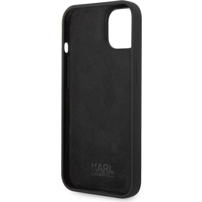 Etui na Apple iPhone 14 Plus, Karl Lagerfeld, Silicone Body Choupette, Czarny