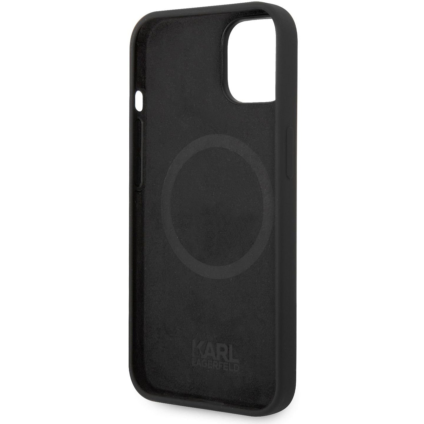 Etui MagSafe do Apple iPhone 14 Plus, Karl Lagerfeld, Liquid Silicone Karl Head, czarne