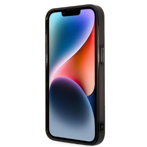 Etui na Apple iPhone 14 Plus, Karl Lagerfeld, Gradient Karl & Choupette, Czarne