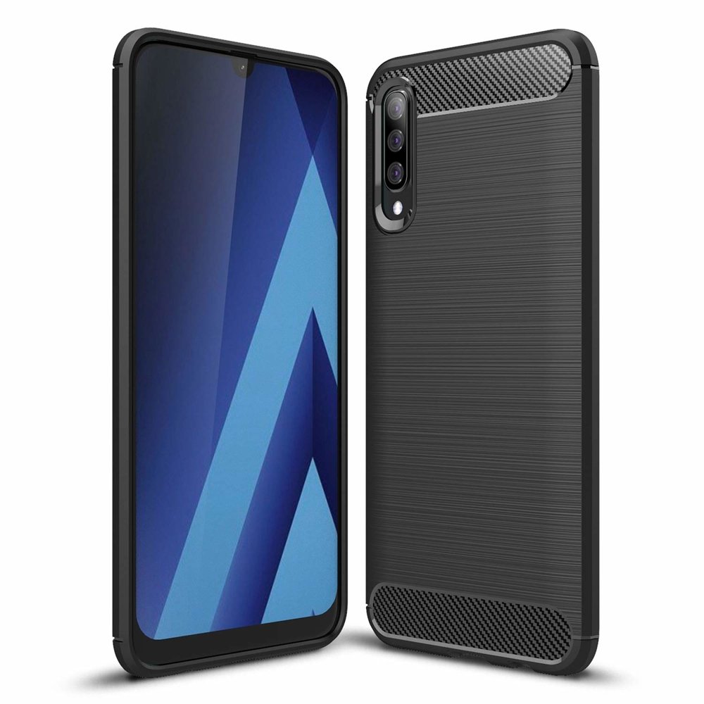 Etui na Samsung Galaxy A70 A705, OEM, Carbon, Czarny