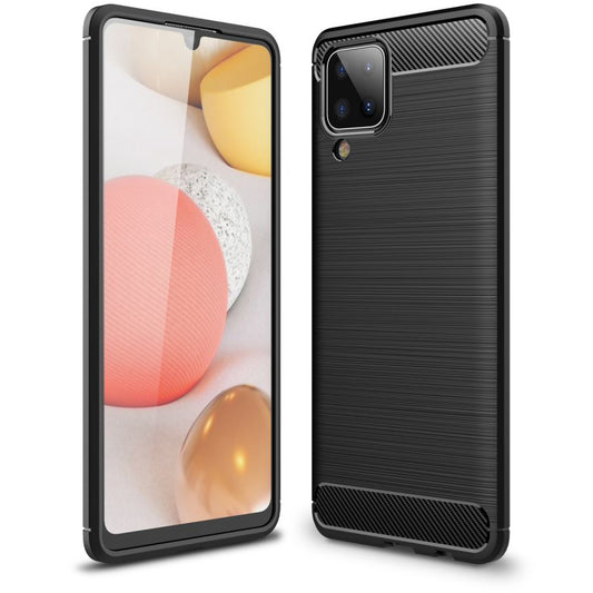 Etui na Samsung Galaxy A12 Nacho A127 / M12 M127 / A12 A125, OEM, Carbon, Czarny