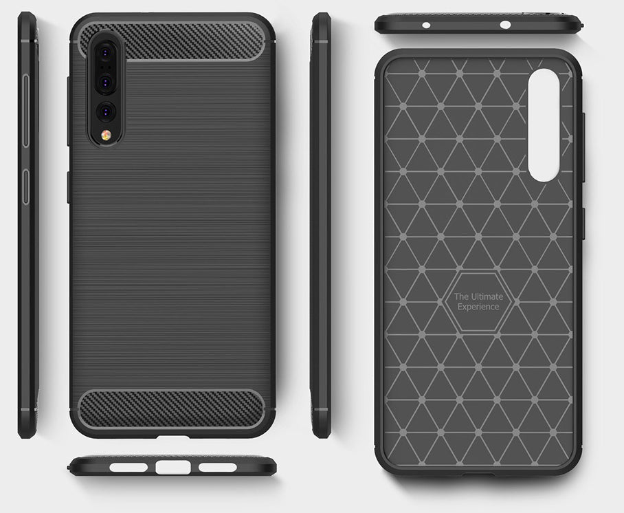 Etui do Huawei P20 Pro, OEM, Carbon, Czarny