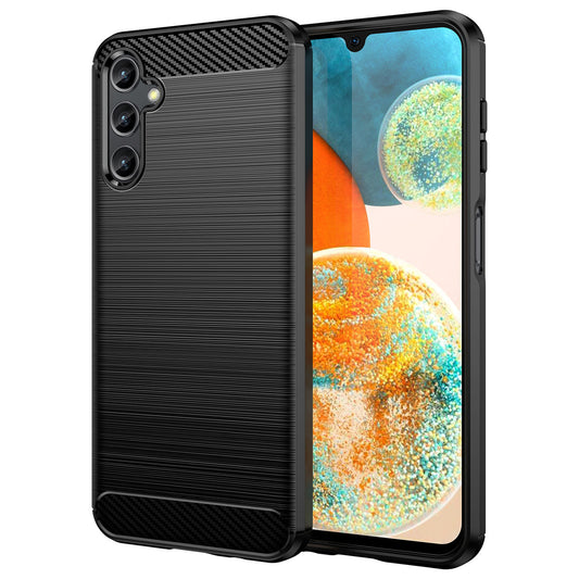 Etui na Samsung Galaxy A14 A145 / A14 5G A146, OEM, Carbon, Czarny