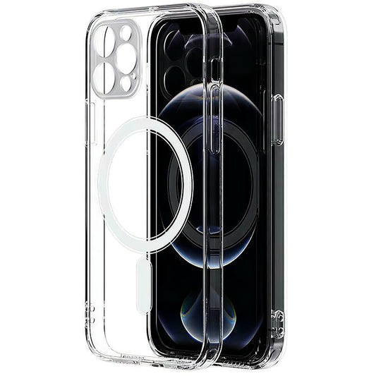 Etui MagSafe do Apple iPhone 12 Pro, OEM, magnetyczne, przezroczyste
