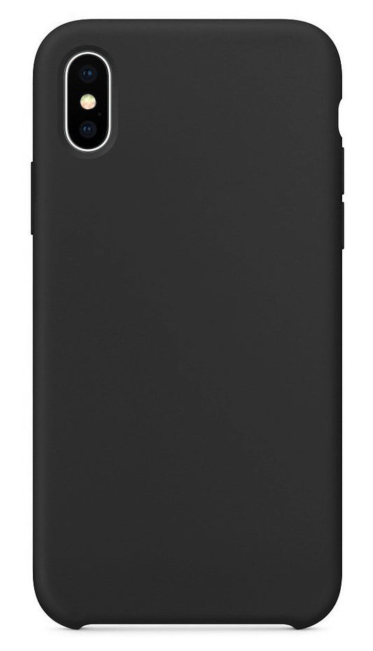 Etui na Apple iPhone XS / X, OEM, czarny, czysty silikon