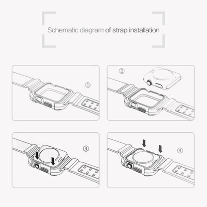 Wytrzymałe etui OEM dla Apple Watch z serii 40 mm, różowe