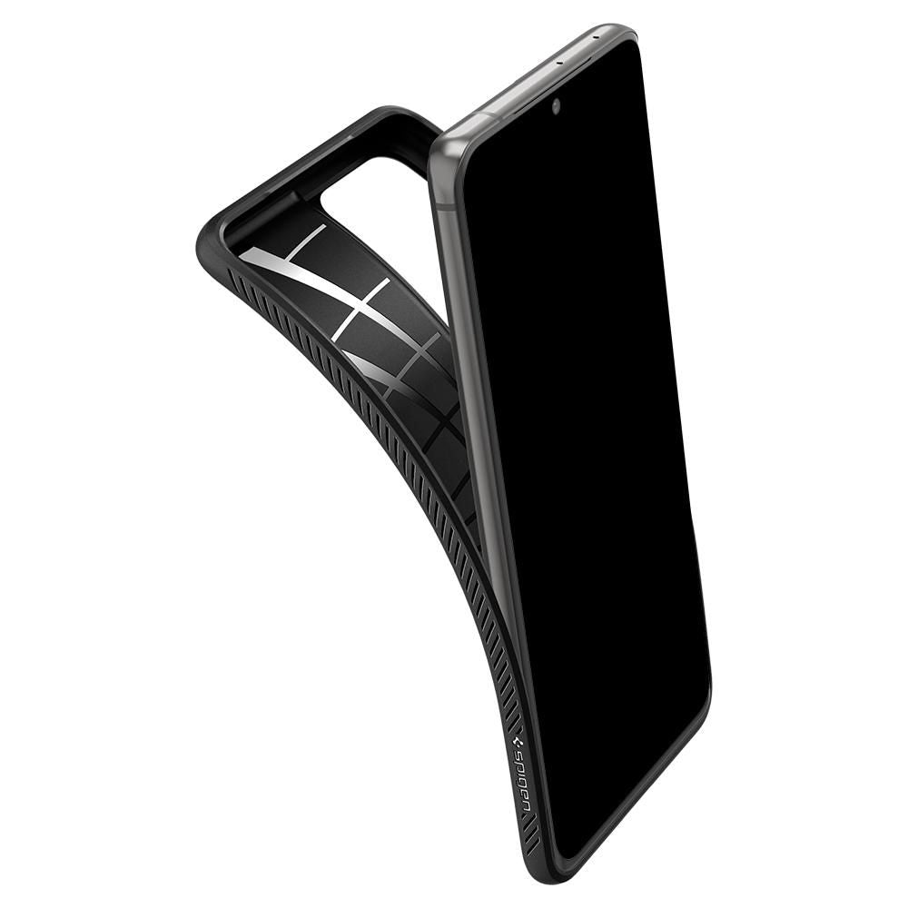 Etui do Samsung Galaxy S21 Ultra 5G G998, Spigen, Liquid Air, Czarny SPN1456BLK SPN1456BLK