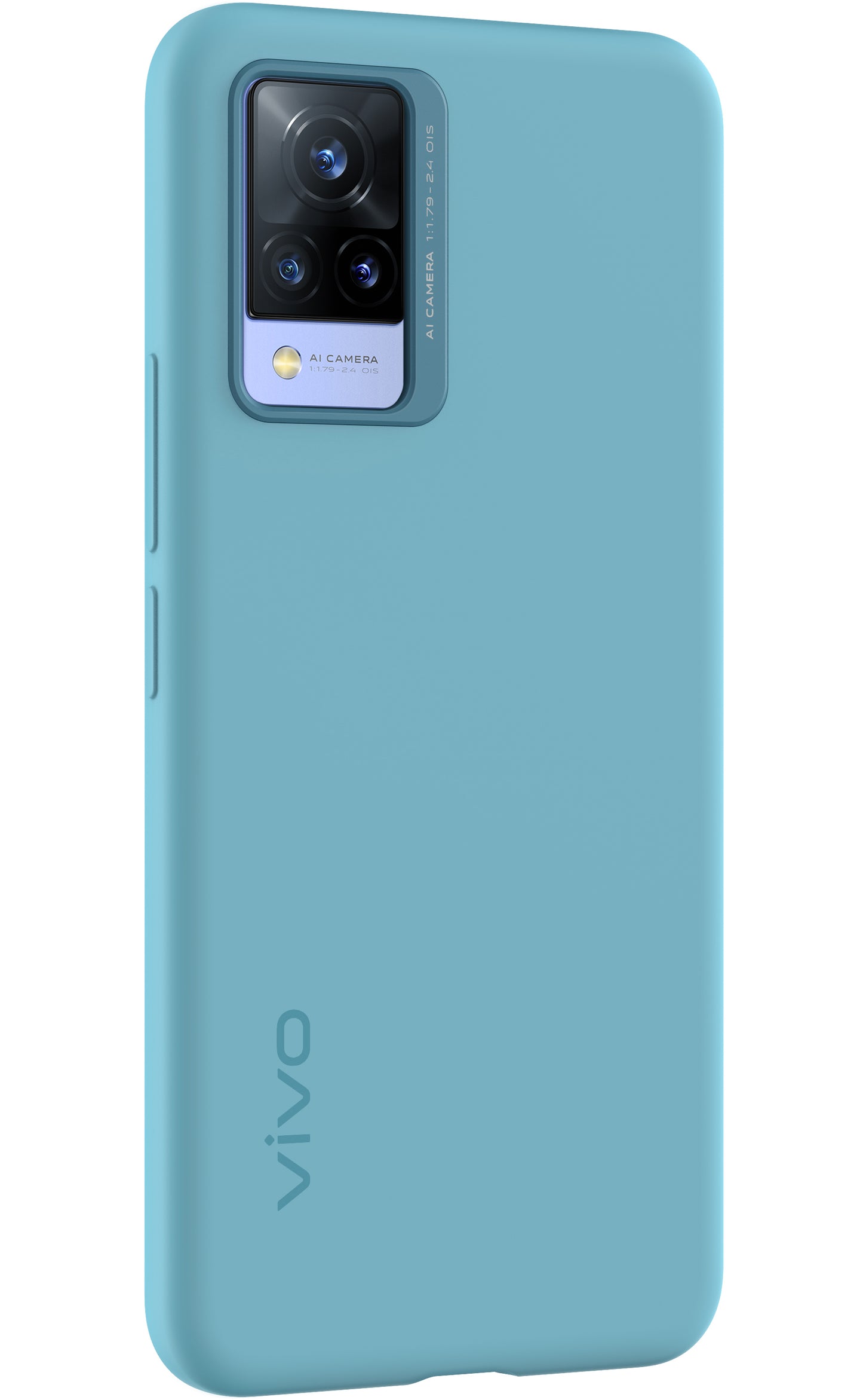 Etui do vivo V21 5G, silikonowe, niebieskie 6000173