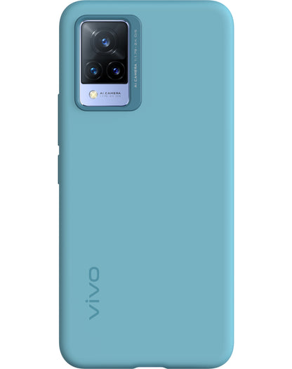 Etui do vivo V21 5G, silikonowe, niebieskie 6000173