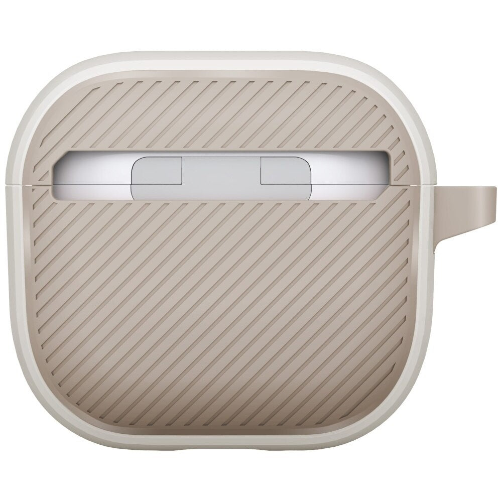 Etui UNIQ Clyde dla Apple AirPods 4, Szaro-Beżowe