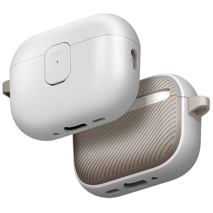 UNIQ Clyde Case for Apple AirPods Pro 3, Beige Gray