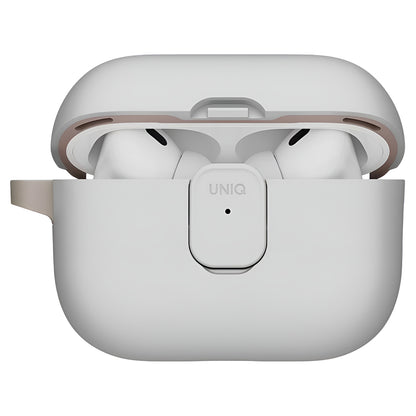 UNIQ Clyde Case for Apple AirPods Pro 3, Beige Gray