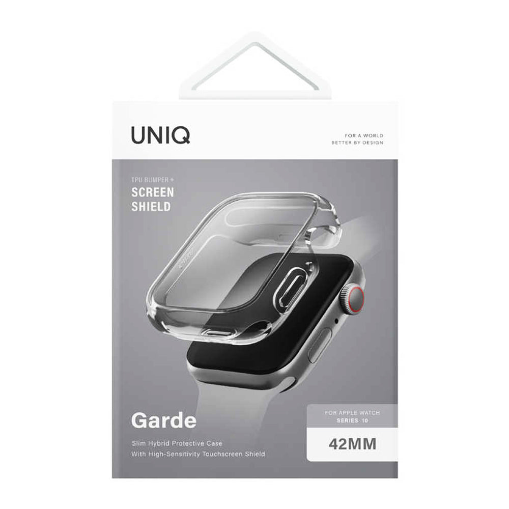 Etui UNIQ Garde do Apple Watch Series 11 42mm, Przezroczyste