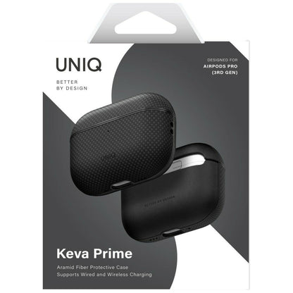 Etui UNIQ Keva Prime do Apple AirPods Pro 3, Czarne