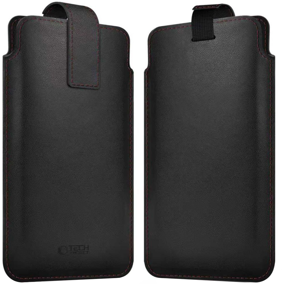 Uniwersalne Etui na Telefon, Tech-Protect, SM65, Czarne Czerwone