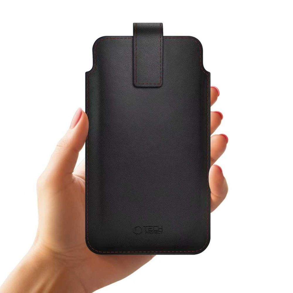 Uniwersalne Etui na Telefon, Tech-Protect, SM65, Czarne Czerwone