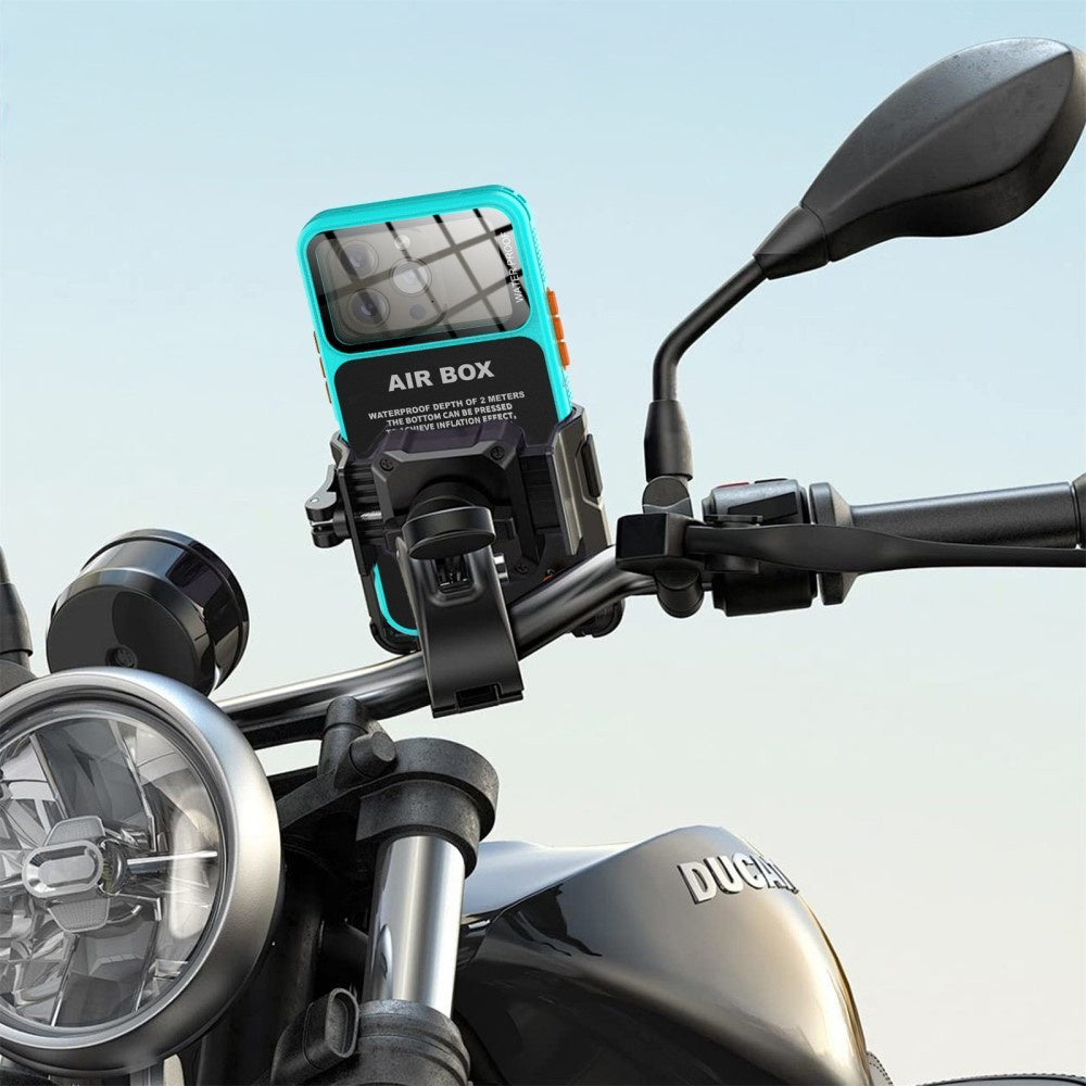 Universal Waterproof Case for Phone max. 6.7inch, ShellBox, AirBox, Blue