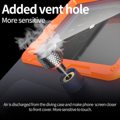 Uniwersalne Etui Wodoodporne na Telefon max. 6.8 cala, ShellBox, Czarne