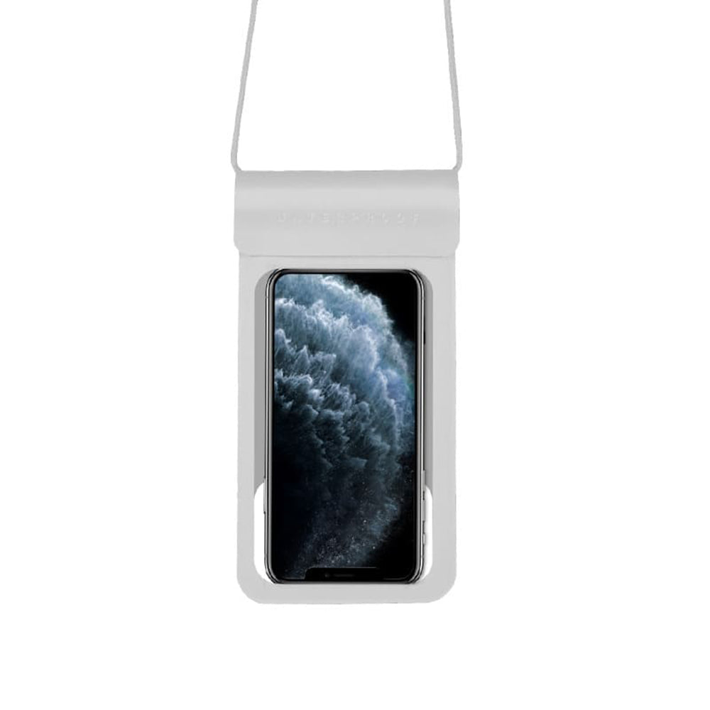 Uniwersalne wodoodporne etui na telefon do 6,8 cala, Techsuit, TWC1, Srebrne