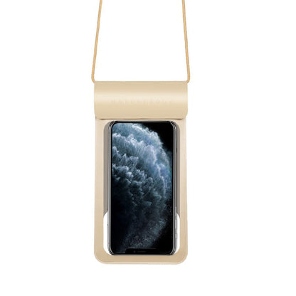 Uniwersalne wodoodporne etui na telefon do 6,8 cala, Techsuit, TWC1, złote