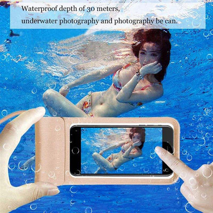 Universal Waterproof Case for Phone max. 6.8inch, Techsuit, TWC1, Turquoise