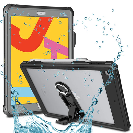 Wodoodporne etui do Apple iPad 10.2 (2021) / 10.2 (2020) / 10.2 (2019), ShellBox, czarne