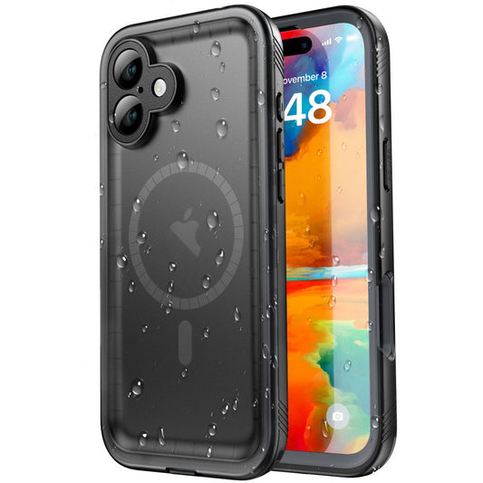 Wodoodporne etui do Apple iPhone 16, ShellBox, czarne