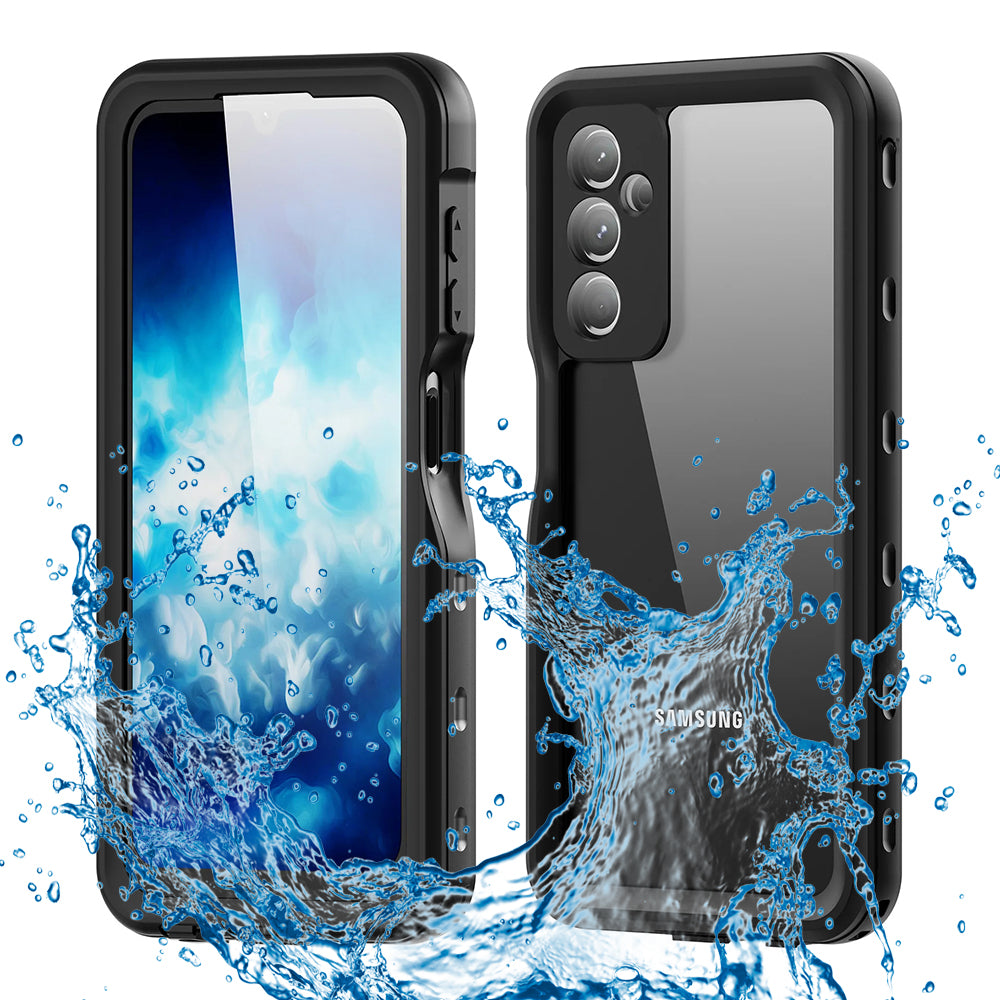 Waterproof Case for Samsung Galaxy A25 A256, ShellBox, Black
