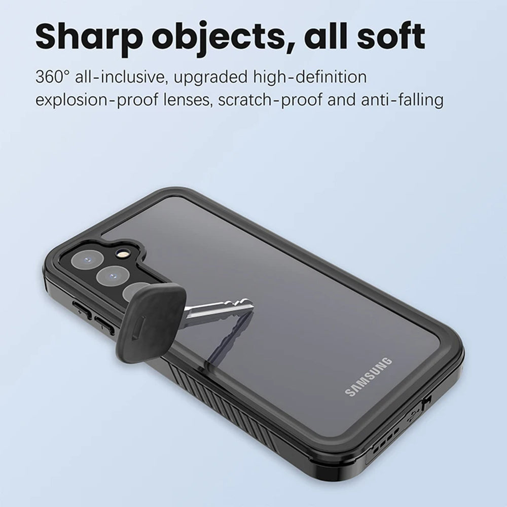 Wodoodporne etui do Samsung Galaxy A55 5G A556, ShellBox, czarne