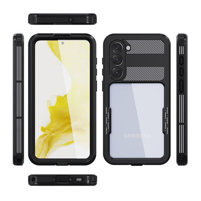 Waterproof Case for Samsung Galaxy S23+ S916, ShellBox, Black