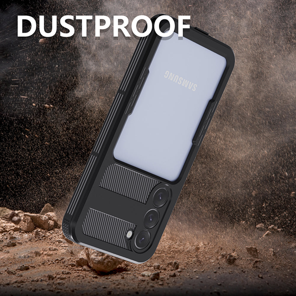 Waterproof Case for Samsung Galaxy S23+ S916, ShellBox, Black