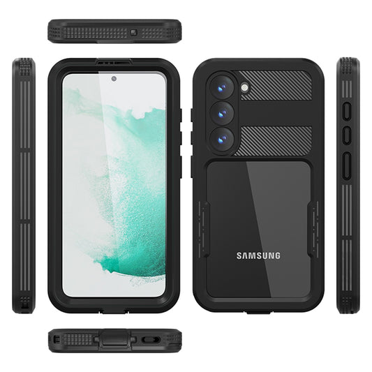 Wodoodporne etui do Samsung Galaxy S23 S911, ShellBox, czarne