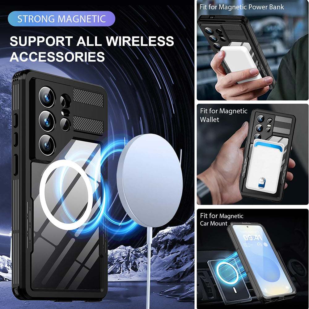 Etui Wodoodporne do Samsung Galaxy S26 Ultra, ShellBox, Czarne