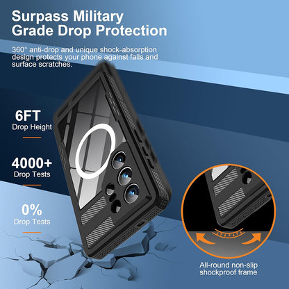 Etui Wodoodporne do Samsung Galaxy S26 Ultra, ShellBox, Czarne