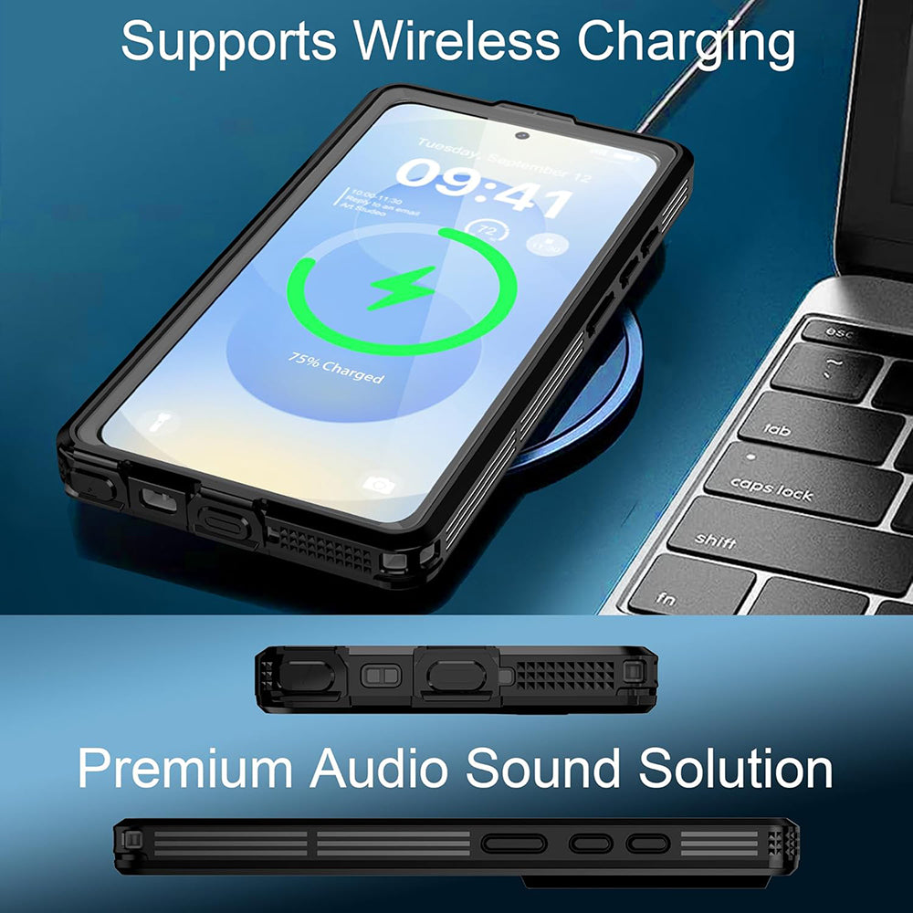 Etui Wodoodporne do Samsung Galaxy S26 Ultra, ShellBox, Czarne