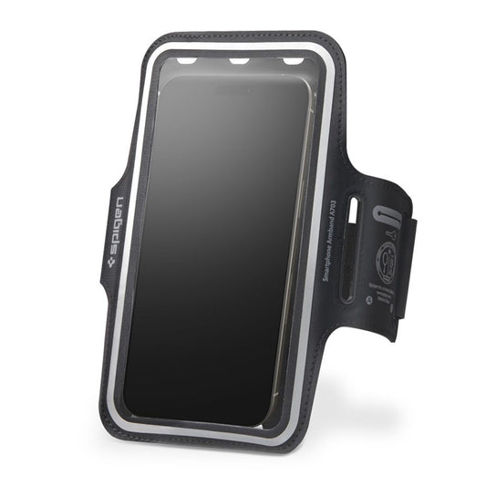 Uniwersalne wodoodporne etui na telefon do 6,9 cala, Spigen, Dynamic Shield, czarne AMP07187