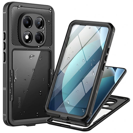 Wodoodporne etui do Xiaomi Redmi Note 15 Pro 5G, ShellBox, czarne