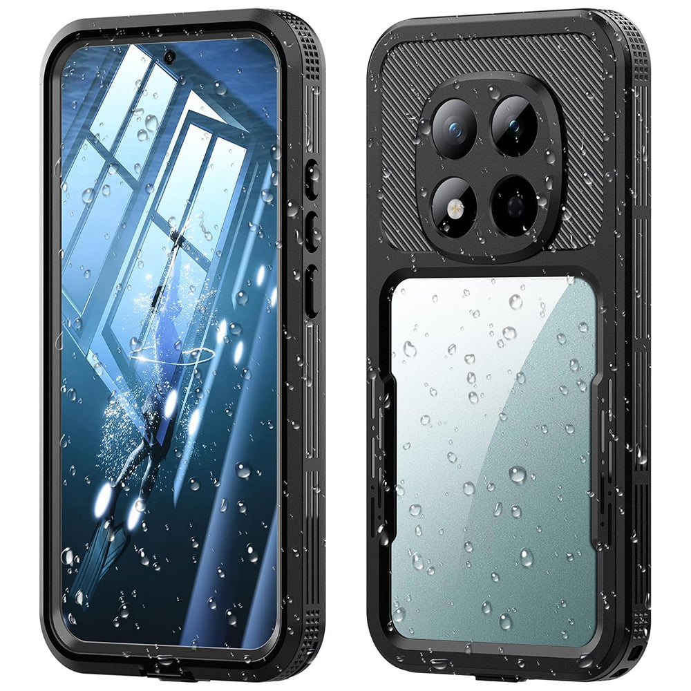 Wodoodporne etui do Xiaomi Redmi Note 15 Pro 5G, ShellBox, czarne