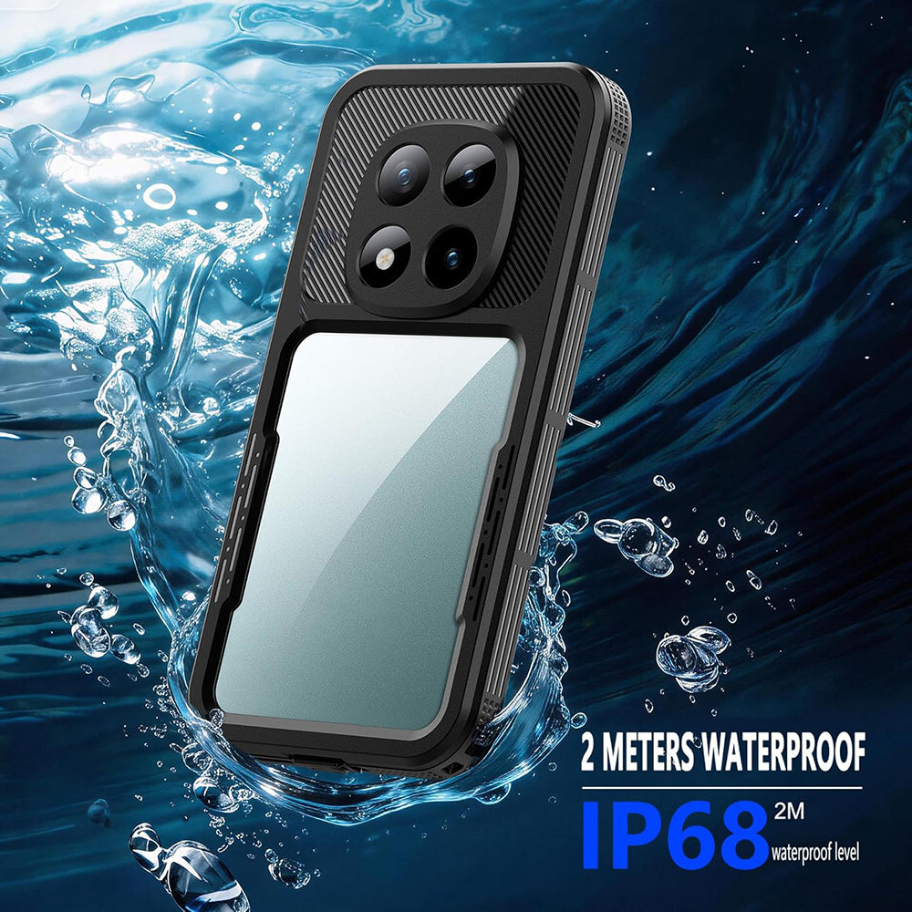 Wodoodporne etui do Xiaomi Redmi Note 15 Pro 5G, ShellBox, czarne