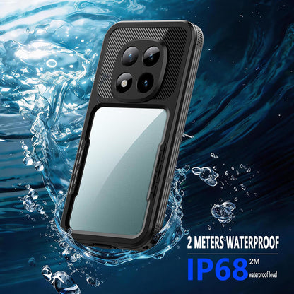 Wodoodporne etui do Xiaomi Redmi Note 15 Pro 5G, ShellBox, czarne