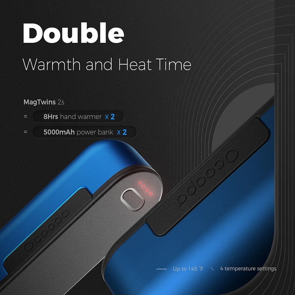 Ogrzewacz do rąk Ocoopa UT2s, Niebieski