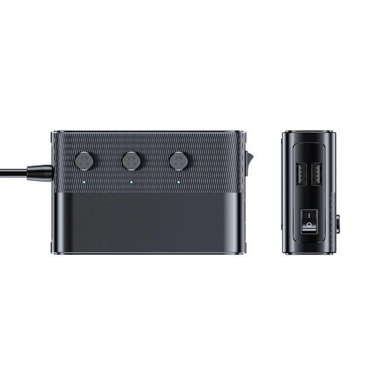 Ładowarka samochodowa 3MK Power Splitter, 120W, 3A, 3 x USB-A - 1 x USB-C - 3 x Rozszerzenie zapalniczki, Czarny