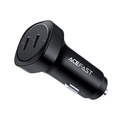 Ładowarka samochodowa Acefast B2, 72W, 3A, 2 x USB-C, Czarna