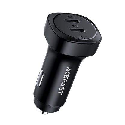 Ładowarka samochodowa Acefast B2, 72W, 3A, 2 x USB-C, Czarna