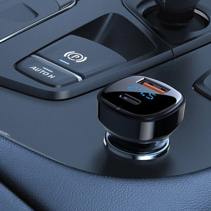 Ładowarka samochodowa Acefast B4, 66W, 3A, 1 x USB-A - 1 x USB-C, Czarna