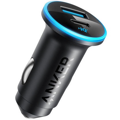 Anker 323 Car Charger, 52.5W, 3A, 1 x USB-A - 1 x USB-C, Black, Resealed A2735G11