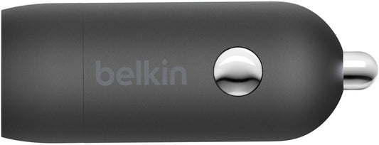 Belkin BoostCharge Car Charger, 30W, 3A, 1 x USB-C, Black CCA004btBK
