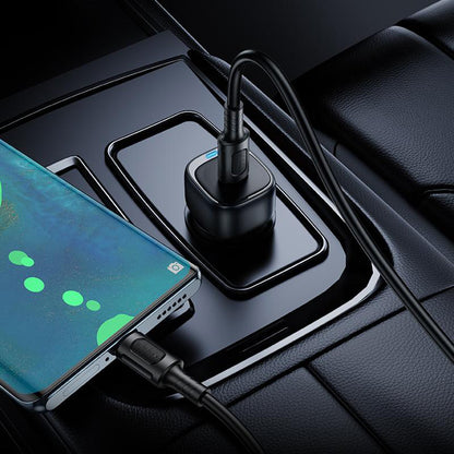 Ładowarka samochodowa Borofone BZ34A Cloud, 20W, 3A, 1 x USB-C, Czarna