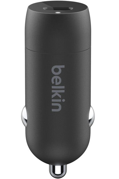 Ładowarka samochodowa z kablem USB-C Belkin BoostCharge, 30W, 3A, 1 x USB-C, czarny CCA004bt1MBK-B6